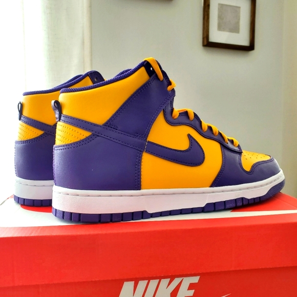 Nike Dunk Hi Retro "Lakers" - Picture 3 of 3